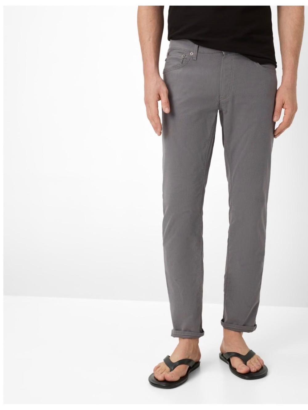 Brax Chuck Hi Flex Men’s Casual Chinos Modern Fit Graphite Sz 38/32 luxury